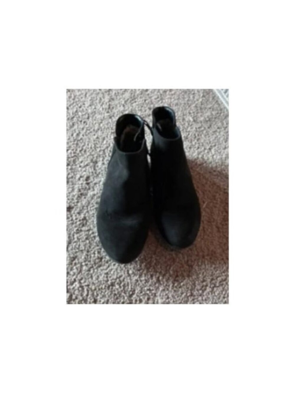 Cat & Jack Black Ankle Boots Kids Size 2